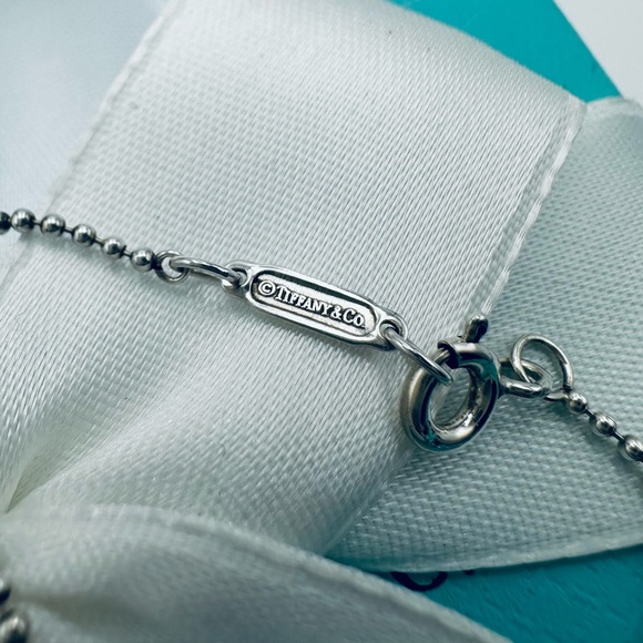 Tiffany & Co. 16” Mini Bead Beaded Necklace Chain in Sterling Silver - Picture 6 of 6